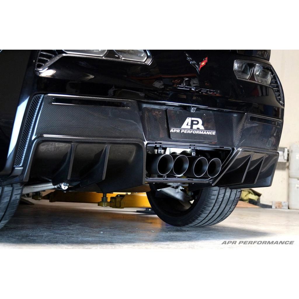 Carbon Fiber Rear Diffuser Without Undertray