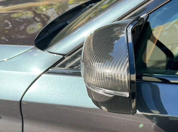 CBF9X-8025  CarBahn F90 M5 (17-19) Gloss Carbon Fiber Mirror Cover Set
