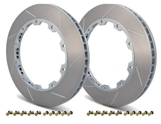 C8 Corvette Z51 Slotted Front Rotor Ring Pair