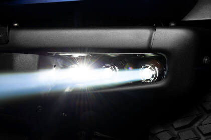 ORACLE Lighting 2021-2024 Ford Bronco Triple LED Fog Light Kit for Steel Bumper - White