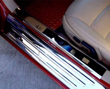 2005-2013 C6 Corvette - Inner Door Sills 2Pc | Polished Stainless Steel