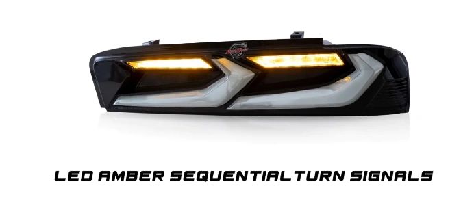 2016-2018 Chevy Camaro Umbra LED Taillights Gloss Black/Smoke Lens