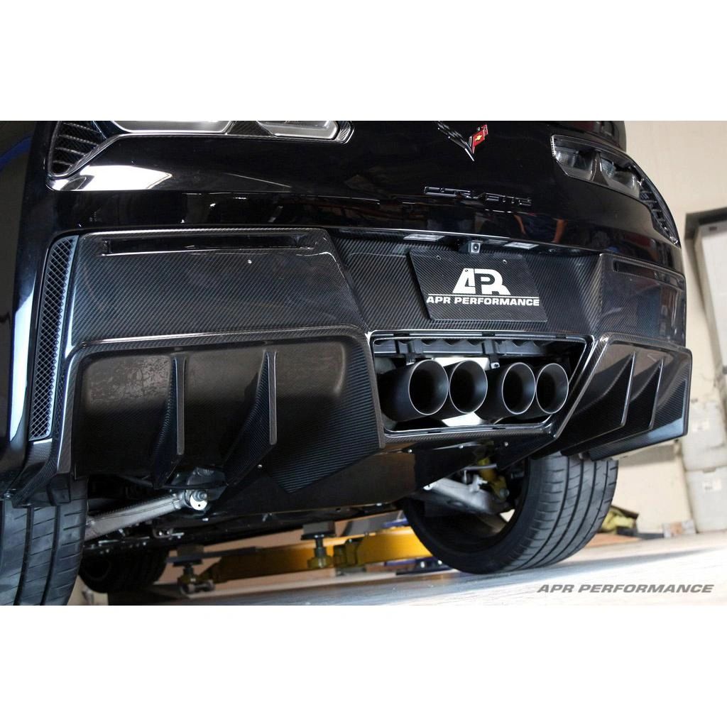 Carbon Fiber Rear Diffuser With Undertray