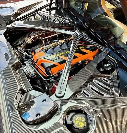 AGM C8 Corvette Carbon Fiber Alpha-X Brace (Stingray & Z06/Eray)