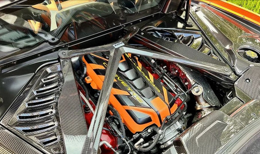 AGM C8 Corvette Carbon Fiber Alpha-X Brace (Stingray & Z06/Eray)