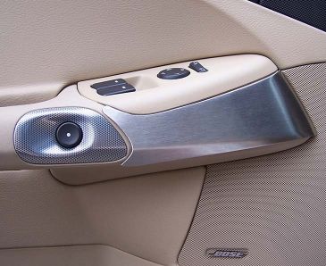 2005-2013 C6 Corvette - Door Knee Guard Driver Side only 1Pc | Brushed Stainless Steel