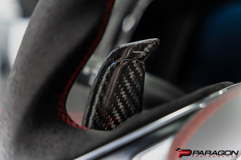 Paragon C8 Corvette Carbon Fiber Paddle Shifter Covers