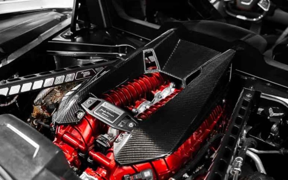 C8 Corvette Z06 LT6 Carbon Fiber Engine Cover