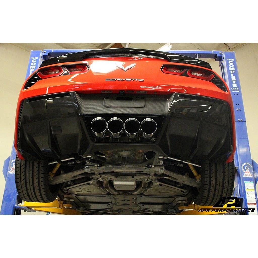 Carbon Fiber Rear Diffuser Without Undertray