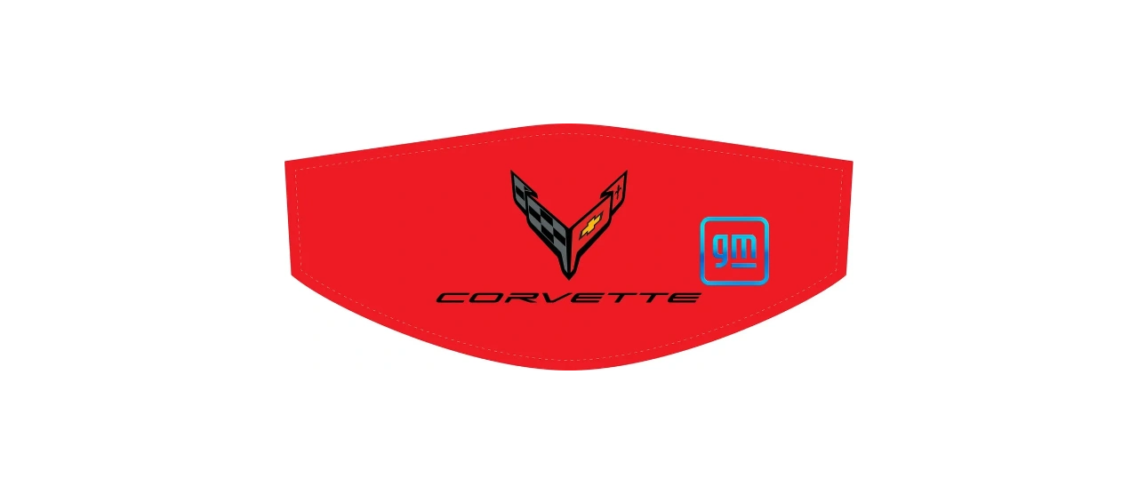 Black Corvette Flags C8 Trunk Cover Convertible or Coupe