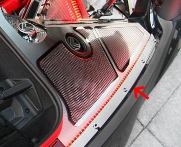 2020+ C8 Corvette Coupe - Illuminated Fender Cap Covers 2Pc | Polished Finish, Choose LED Color