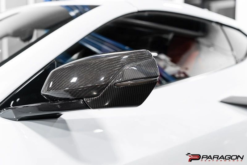 CCS C8 Corvette Carbon Fiber Mirror Bottom Cover