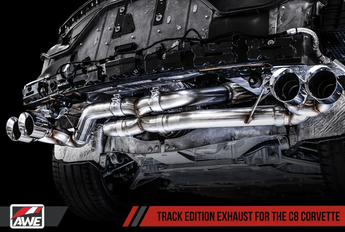 AWE Track Edition Exhaust for C8 Corvette