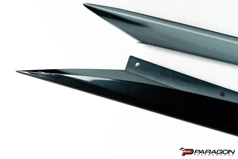 Paragon Performance C8 Corvette Carbon Fiber Rocker Panels - Carbon Flash