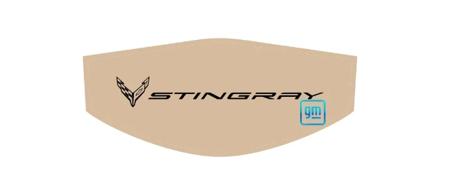 Mono-Black Stingray Flags C8 Trunk Cover Convertible or Coupe