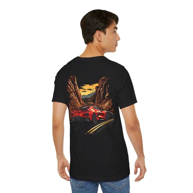 CForce Performance Series - Torch Red C8 Canyon T-Shirt