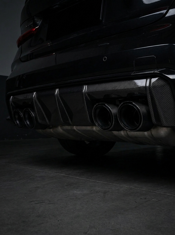 Carbon Fiber Exhaust Tips for BMW | M2 M3 M4 M5 M6 | F & G Series | 60-80mm Inlet | Set of 4