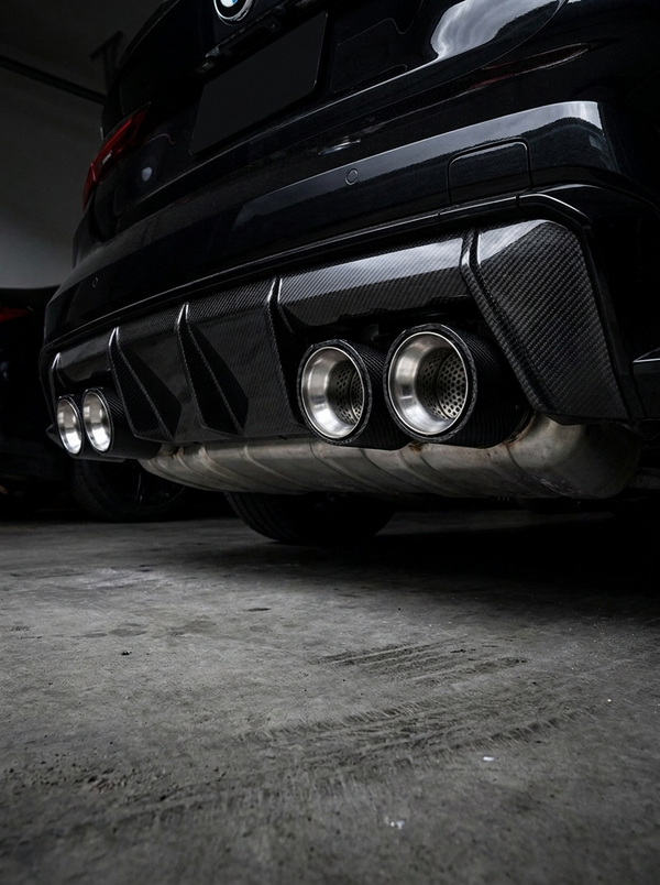 Carbon Fiber Exhaust Tips for BMW | M2 M3 M4 M5 M6 | F & G Series | 60-80mm Inlet | Set of 4