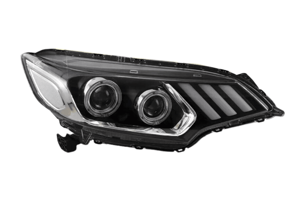 Honda Fit/Jazz 3rd Gen(GK/GH/GP) Black Demon Eyes Dual Beam Projector [Mustang Style] Headlights (2015 - 2020)