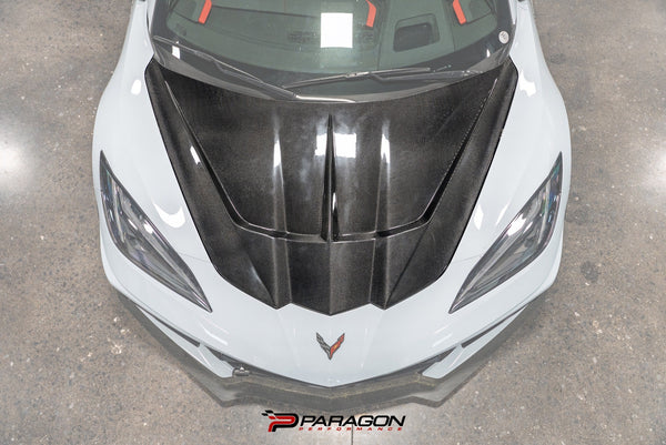 CCS Carbon Fiber Hood Performance Track Style