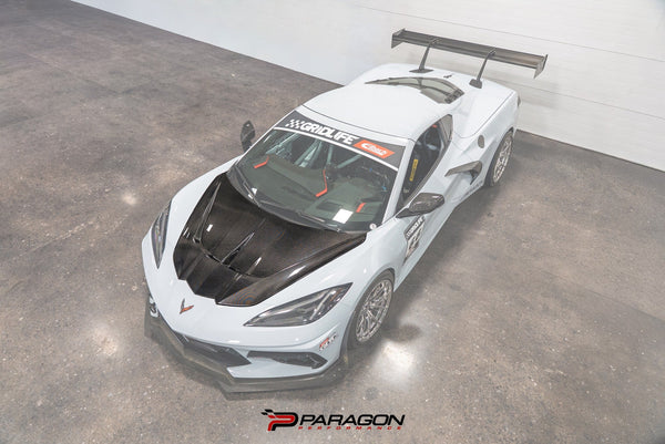 CCS Carbon Fiber Hood Performance Track Style