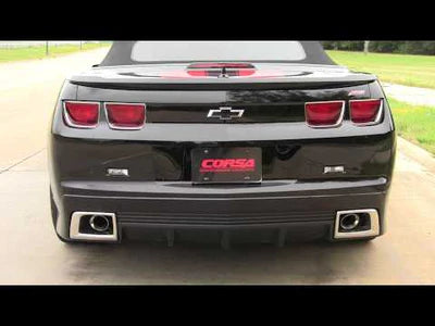 Sport / Cat-Back 4.0 in Single Tips | 2010-15 Camaro SS w.o GFX Coupe Auto (14952 / 14952BLK)