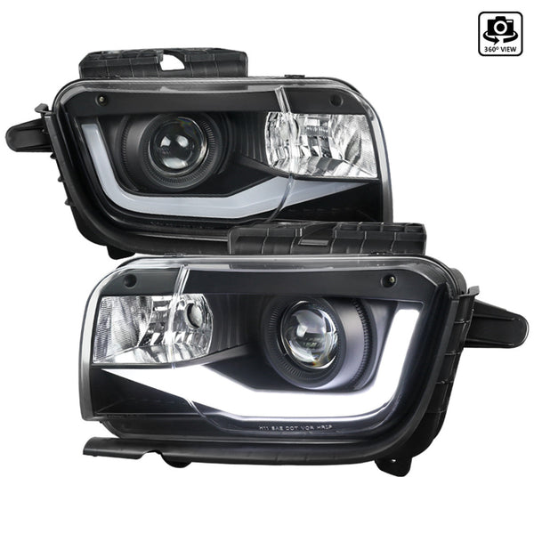 2010-2013 Chevy Camaro 6th Gen Style Headlights – OEM Bumper Fitment, LED Light Bar