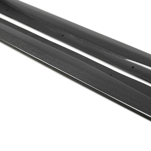 2020-2023 Dodge Charger Widebody Hellcat Carbon Fiber Side Rocker Panel Splitters (Pair)