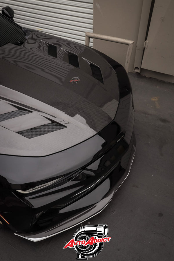 2016-2024 Chevy Camaro Type-AMS Carbon Fiber Hood