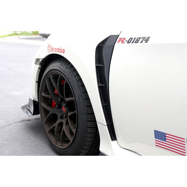 Carbon Fiber Honda FK8 Civic Type R Fender Vents 2017 - 2021