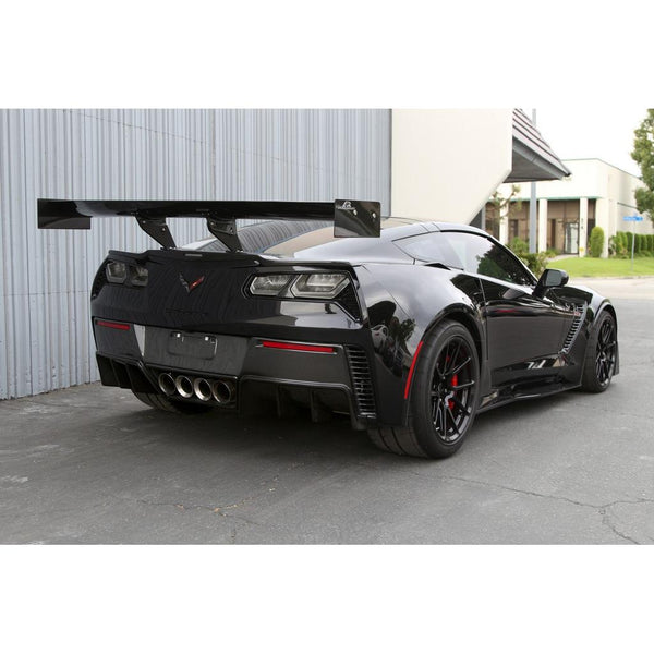 Chevrolet Corvette C7 Z06 / Grand Sport GTC500 Chassis Mount Carbon Fiber Adjustable Wing