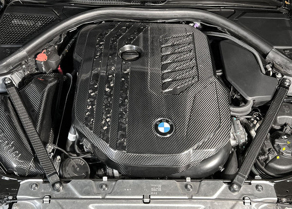Carbon Fiber Engine Chassis Brace Set | BMW M240i/ M340i/ M440i