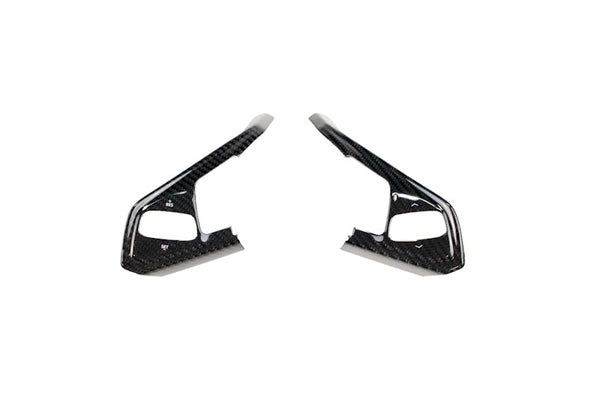 CCS C8 Corvette Steering Wheel Black Side Covers - Heated 24+