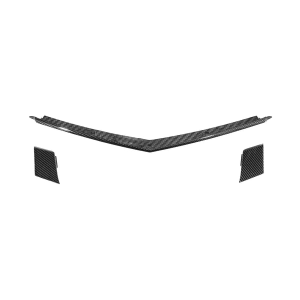 Corvette C8 Carbon Fiber Front Grille Tow Cover Kit