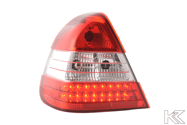 Mercedes Benz C-Class (202) Red LED Taillights Set (1996-2000)