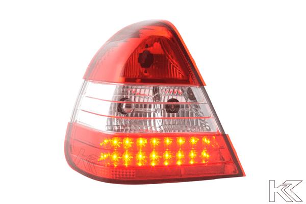 Mercedes Benz C-Class (202) Red LED Taillights Set (1996-2000)