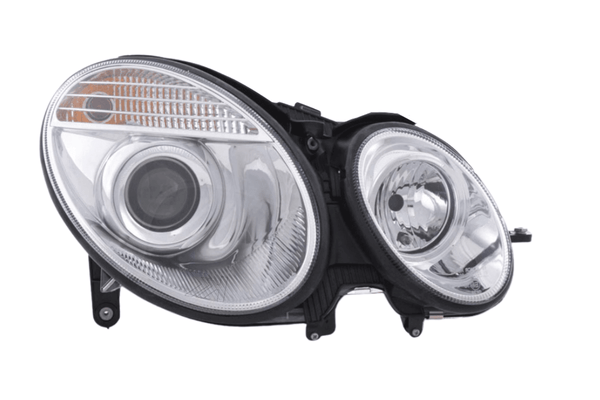 Mercedes Benz E-Class (211) Chrome Headlight Set (2002-2006)