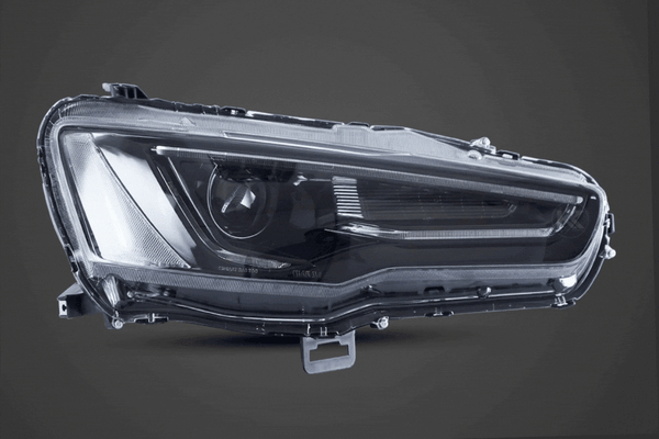 Mitsubishi Lancer Evo X GSR 10th Gen (CZ4A) Demon Eyes Dual Beam Projector Headlights (2008-2017)