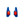 Paragon Performance C8 Corvette Paddle Shifter Covers - Blue Carbon Fiber