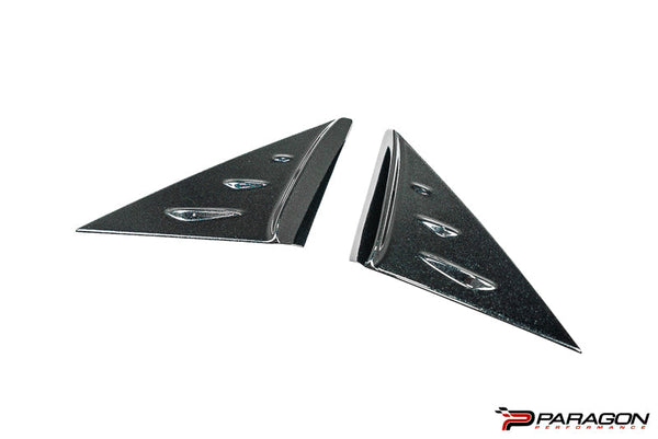 Paragon Performance C8 Corvette Carbon Flash Anti-Buffeting A Pillar Trim Overlay