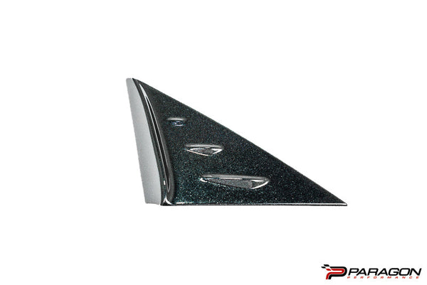 Paragon Performance C8 Corvette Carbon Flash Anti-Buffeting A Pillar Trim Overlay