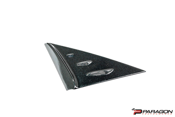 Paragon Performance C8 Corvette Carbon Flash Anti-Buffeting A Pillar Trim Overlay
