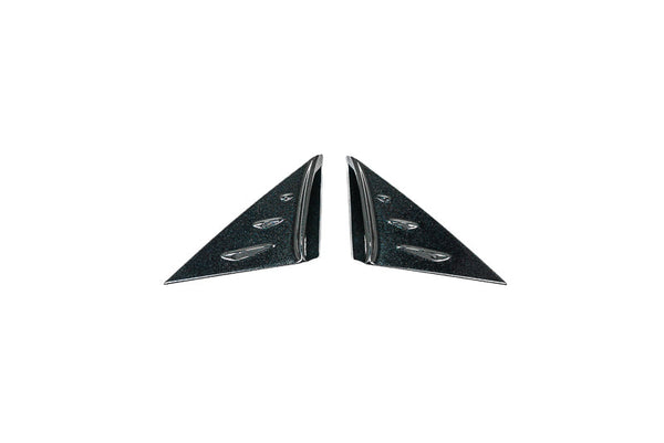 Paragon Performance C8 Corvette Carbon Flash Anti-Buffeting A Pillar Trim Overlay