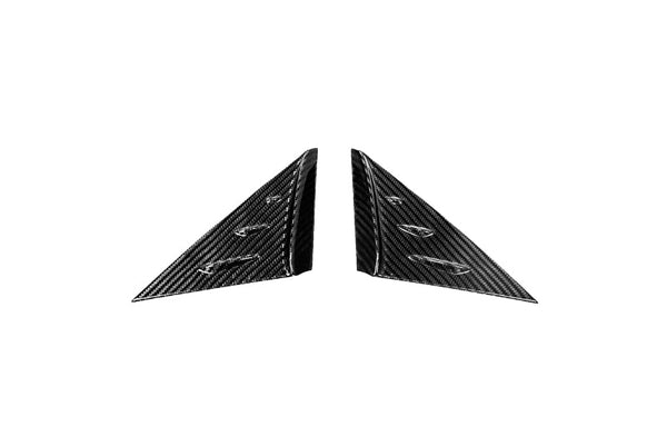Paragon Performance C8 Corvette Carbon Fiber Anti-Buffeting A Pillar Trim Overlay