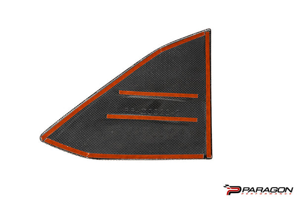 Paragon C8 Corvette Carbon Fiber B Pillar Trim Overlay - Coupe