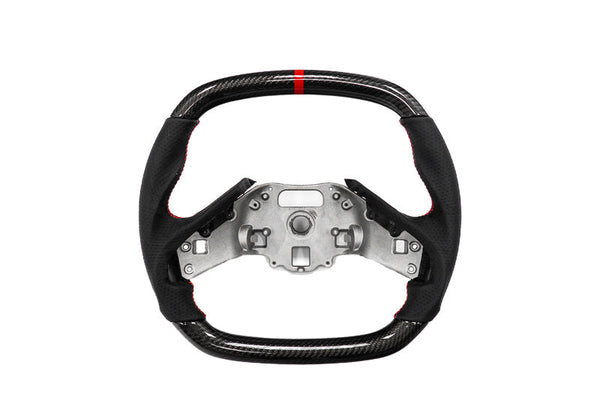 Paragon Performance C8 Corvette Z06 Style Carbon Fiber Steering Wheel - Red
