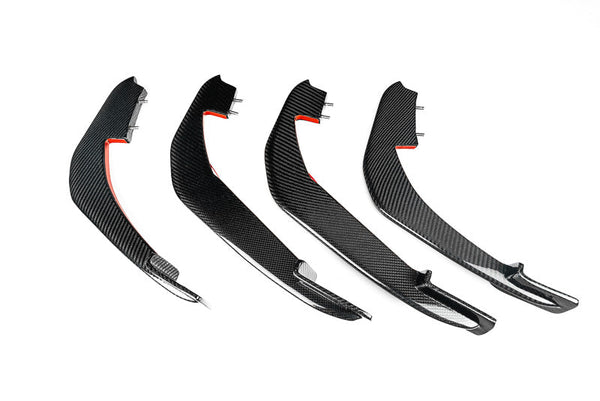 Paragon Performance C8 Corvette Rear Diffuser Strakes - Carbon Fiber