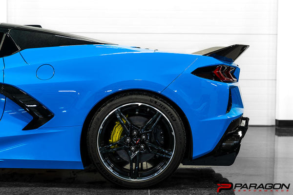 Paragon Performance C8 Corvette V3 Ducktail Rear Spoiler - Carbon Fiber