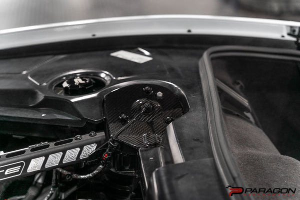 Paragon Performance C8 Corvette Carbon Fiber Rear Strut Tower Covers