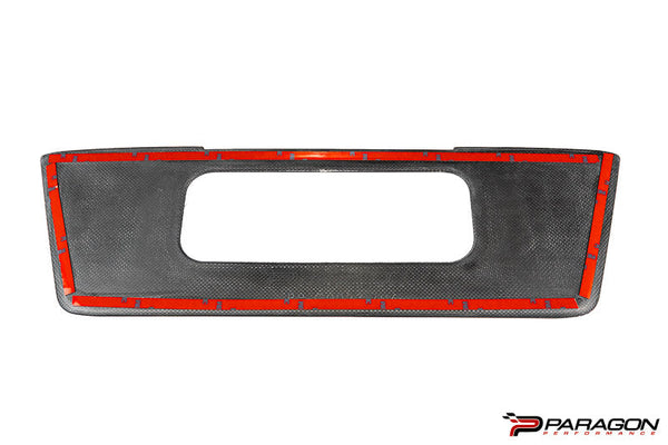Paragon Performance C8 Corvette Z06 License Plate Insert - Carbon Fiber
